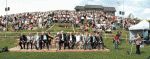 Panoramatičnŷj pohľad na publiku festivalu v Kurovi.
